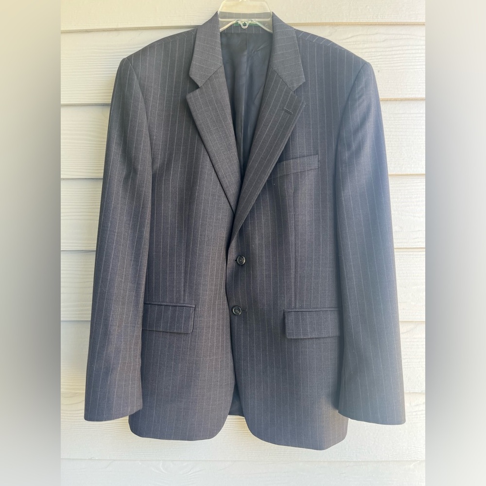 Ralph Lauren Mens wool blazer jacket size 42R gray